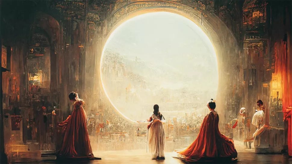 Théâtre D’opéra Spatial by Jason Allen via Midjourney