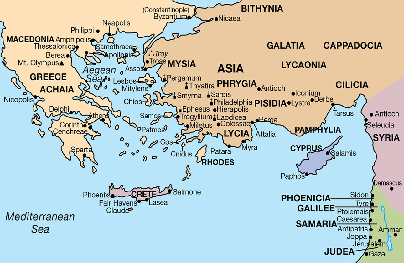 seven churches of Asia Minor seven churches of Asia Minor