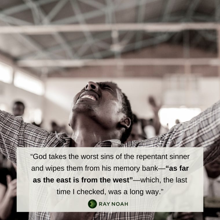 God Doesn’t Keep Lists - Ray Noah Blog