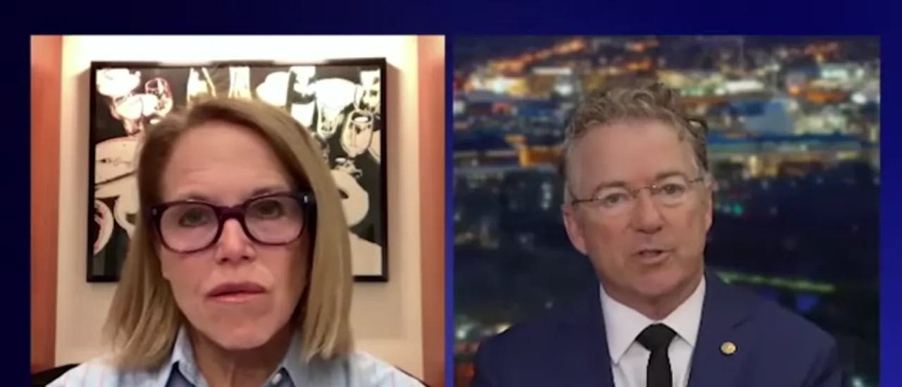 Rand Paul Fires Back At Katie Couric For Downplaying ICE’s Arrests Of Violent Criminals