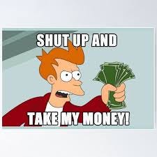 Money, funny meme" Poster ...