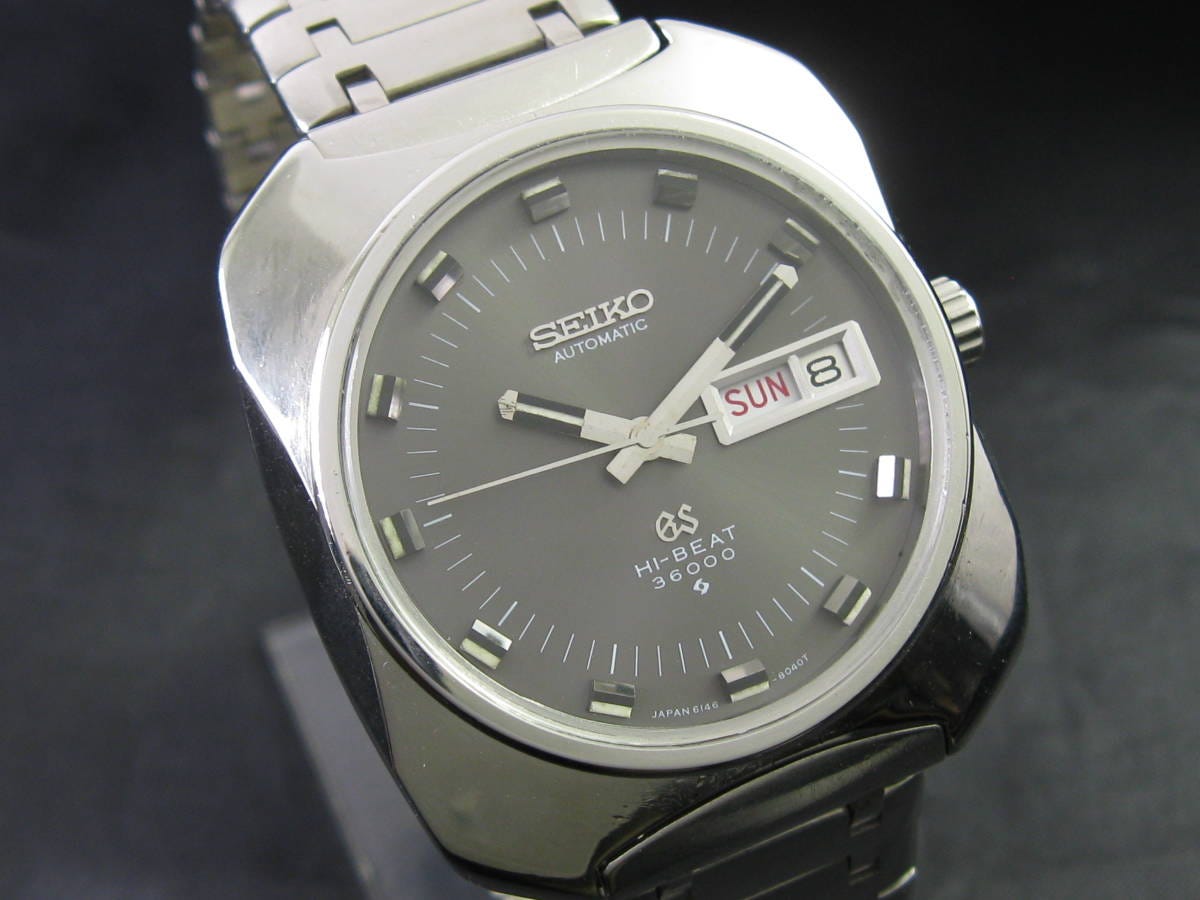 Grand Seiko/Grand Seiko GS Common name: cushion gray dial Ref.6146-8020 Cal.6146A original breath overhaul/polished 1969