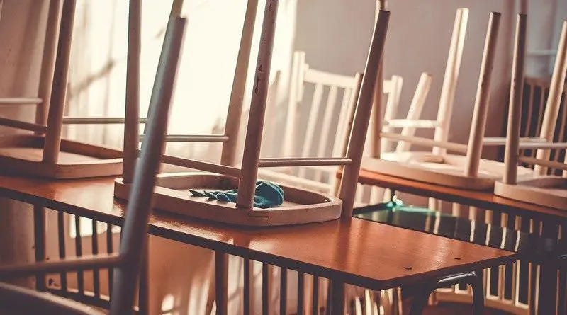 Class Classroom Room School Empty Interior Chairs Class Classroom Room School Empty Interior Chairs