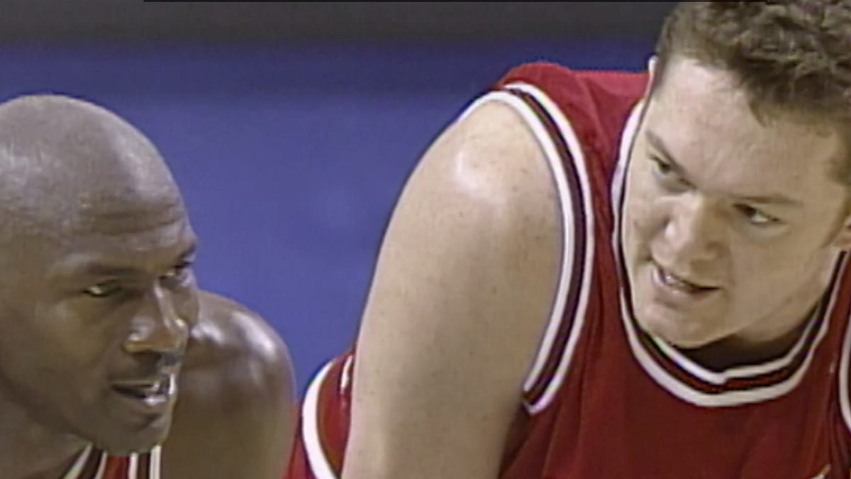 michael jordan and luc longley