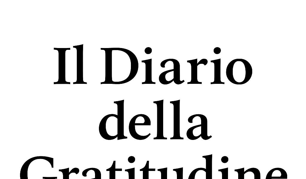 PREMIUM #30: Il Diario della Gratitudine