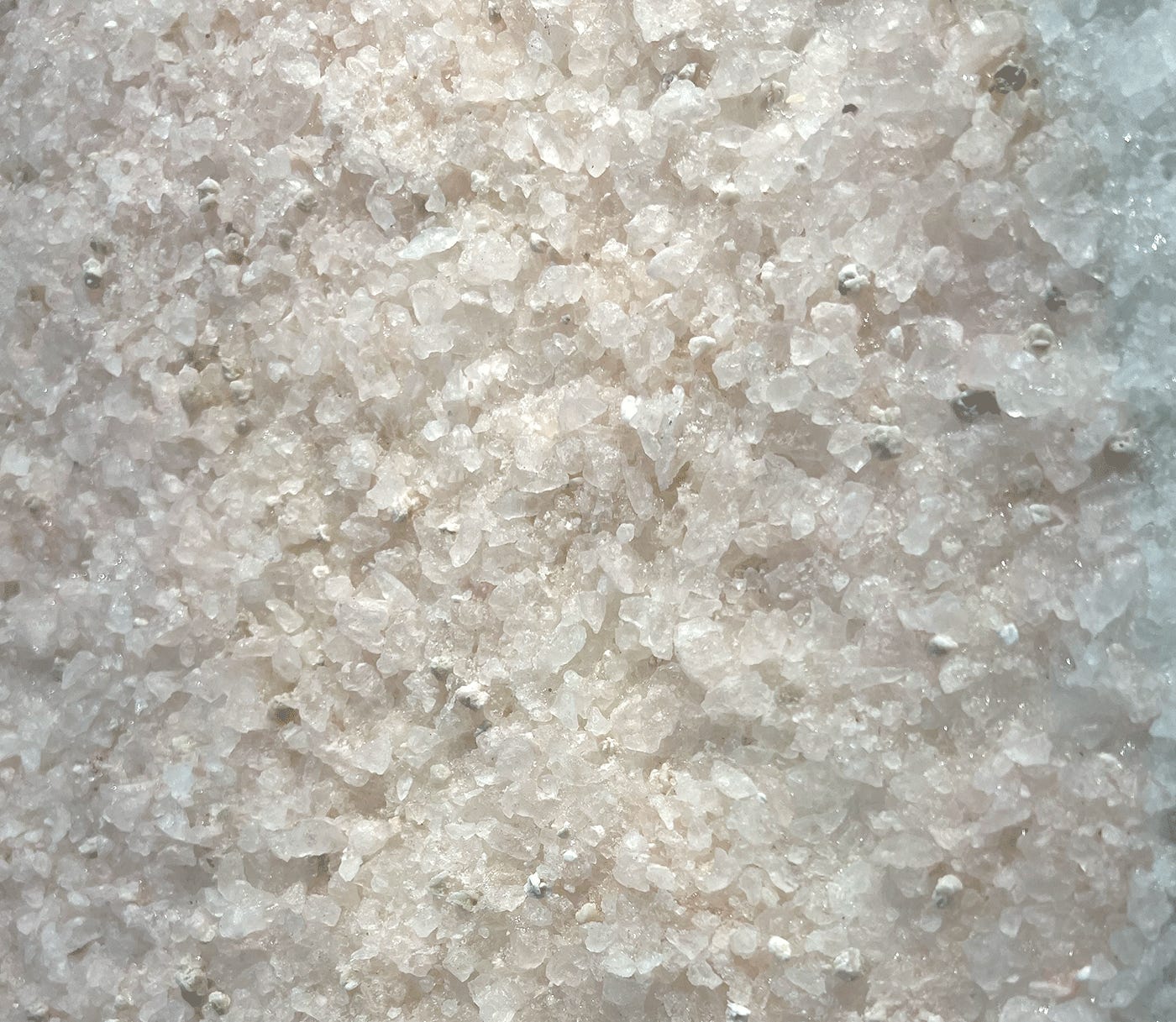close up view of salt grain texture art