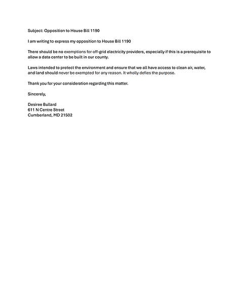 Opposing HB1190 - public utilities - off-grid electricity providers - exemption
