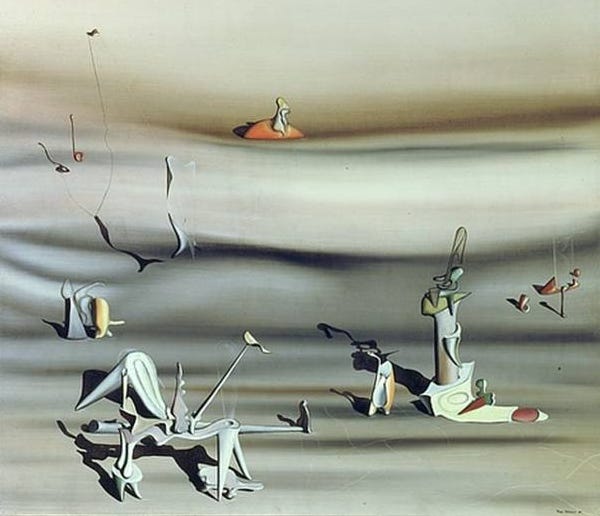 Jour de lenteur, paysage des origines - Yves Tanguy - analyse de l'oeuvre Jour de lenteur, paysage des origines - Yves Tanguy - analyse de l'oeuvre