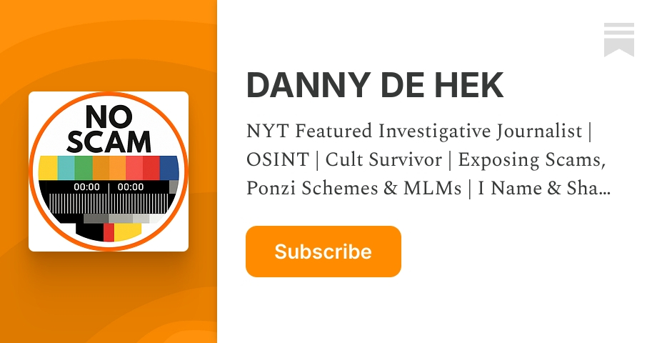 DANNY DE HEK | Substack