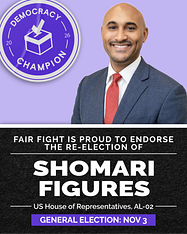 A photo of Shomari Figures, candidate for U.S. House of Representatives