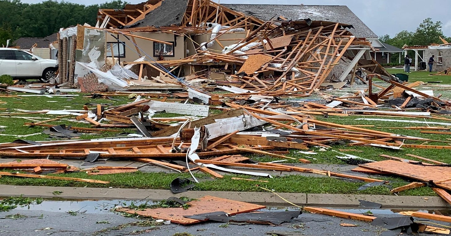 At least 23 killed in Mississippi tornado, storms | Environment News | Al  Jazeera