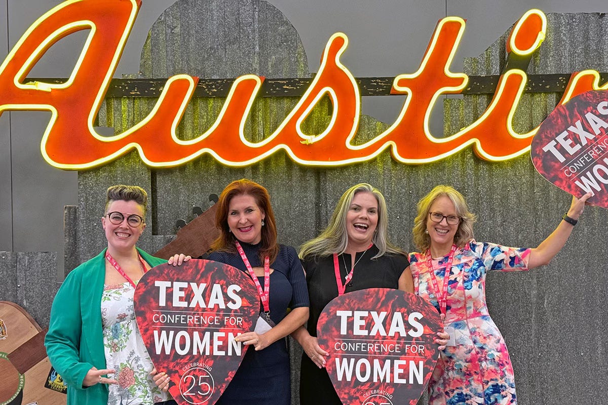 Me and the fabulous authors of Show Your Work at the Texas Conference for Women