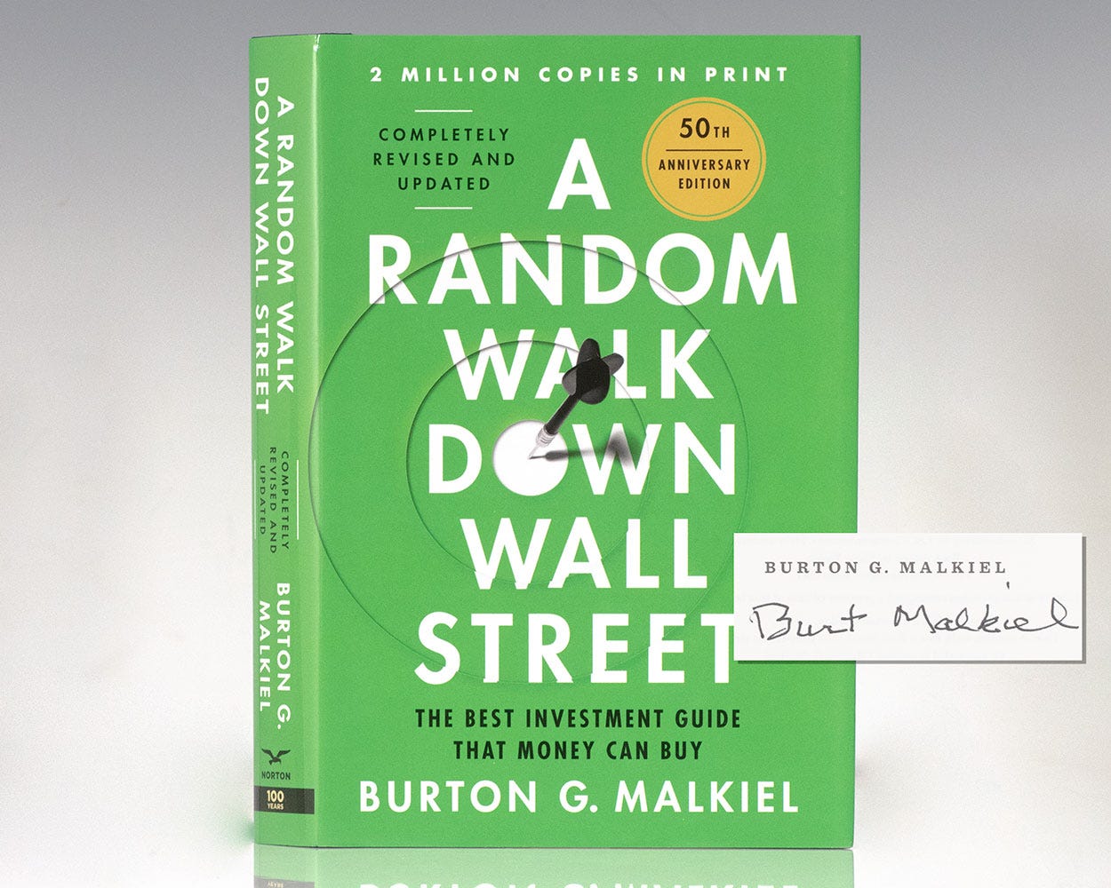 Random Walk Down Wall Street Burton Malkiel First Edition Signed