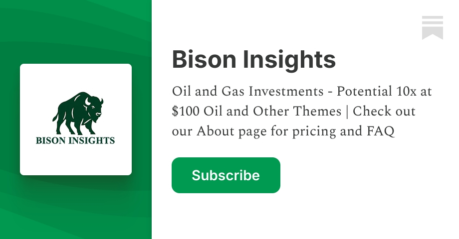 Bison Insights | Josh Young | Substack