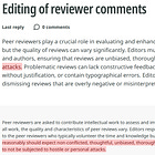 "But it is not peer reviewed"