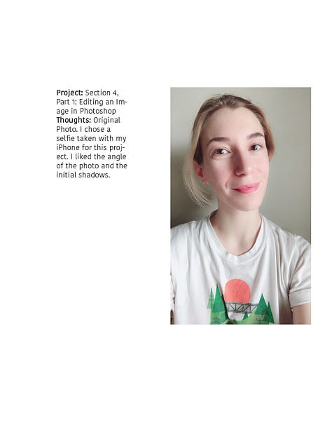 A student developed a whole look and feel following a simple idea from start to finish