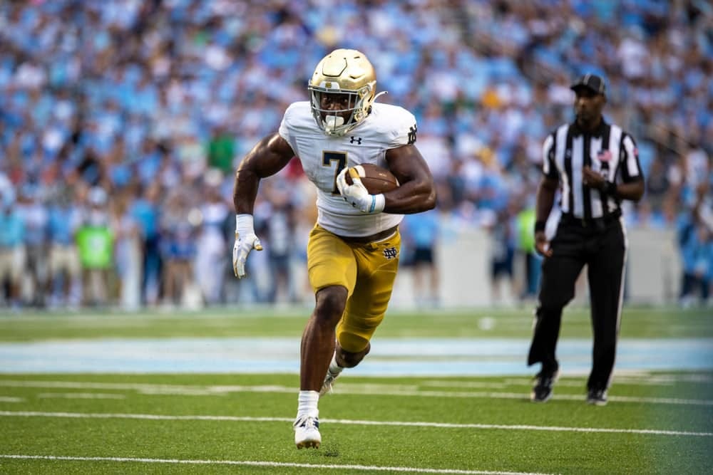 Notre Dame Football: Audric Estime Primed For Massive 2023 Season //  UHND.com