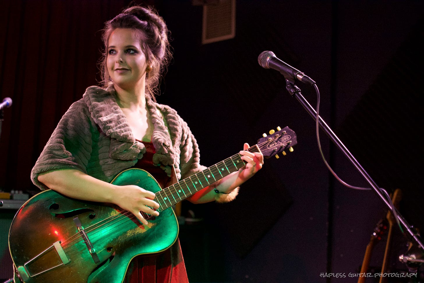 Bee Taylor, a Nashville performer, both solo and along with the enigma that is Cody Brooks. This is during her performance at Fountain Square’s Radio Radio in November of 2015. Bee Taylor, a Nashville performer, both solo and along with the enigma that is Cody Brooks. This is during her performance at Fountain Square’s Radio Radio in November of 2015.