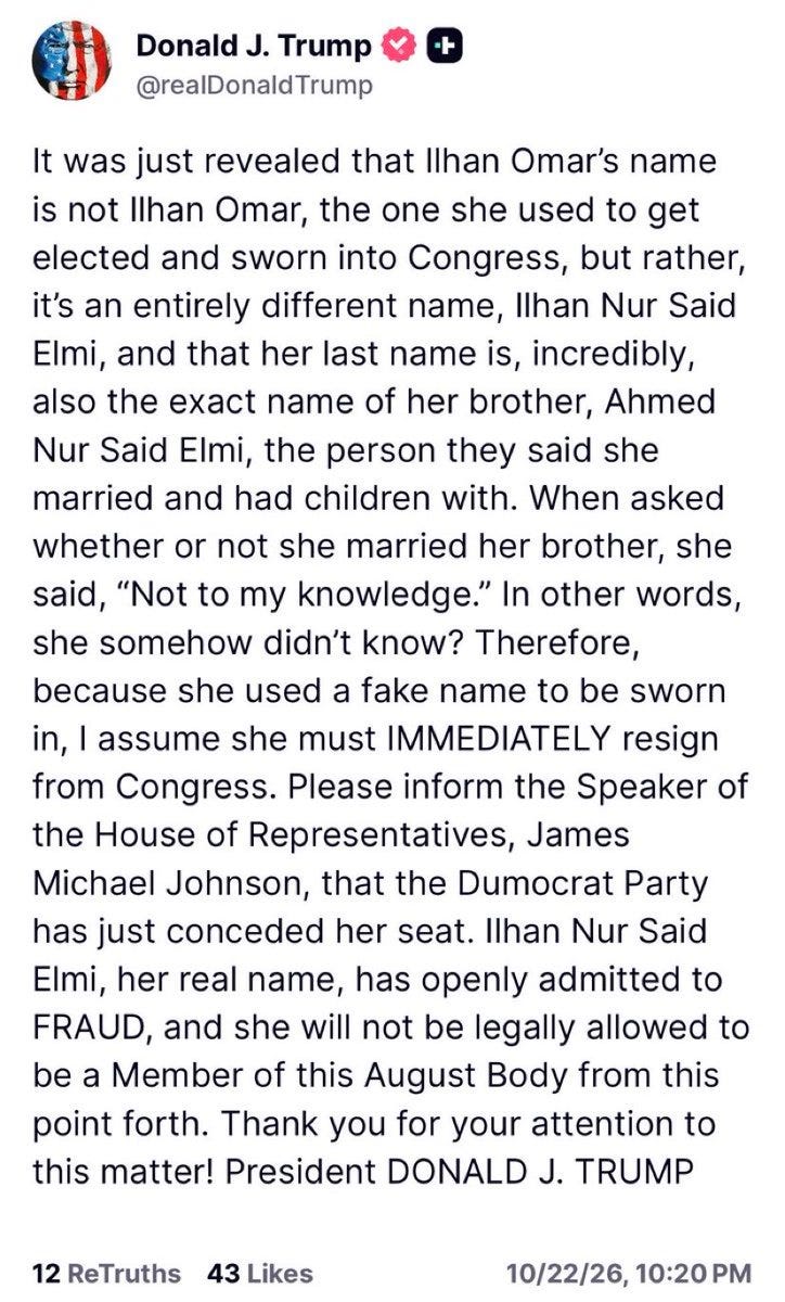 Disgusting Tweets Republicans & Their Allies Have Posted About Congresswoman Ilhan Omar Over The Years