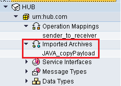 Access Java Mappings under Imported Archives of SWCV Access Java Mappings under Imported Archives of SWCV
