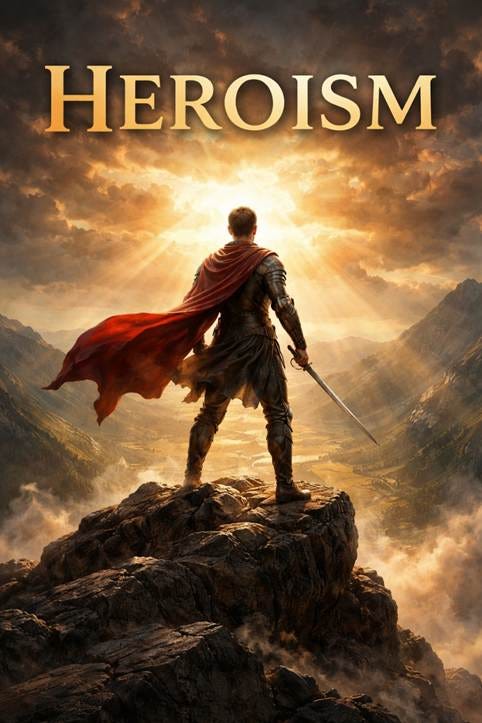 The image depicts a solitary figure, armored and wielding a sword, standing atop a rugged mountain under a dramatic, stormy sky.
AI-generated content may be incorrect. The image depicts a solitary figure, armored and wielding a sword, standing atop a rugged mountain under a dramatic, stormy sky.
AI-generated content may be incorrect.