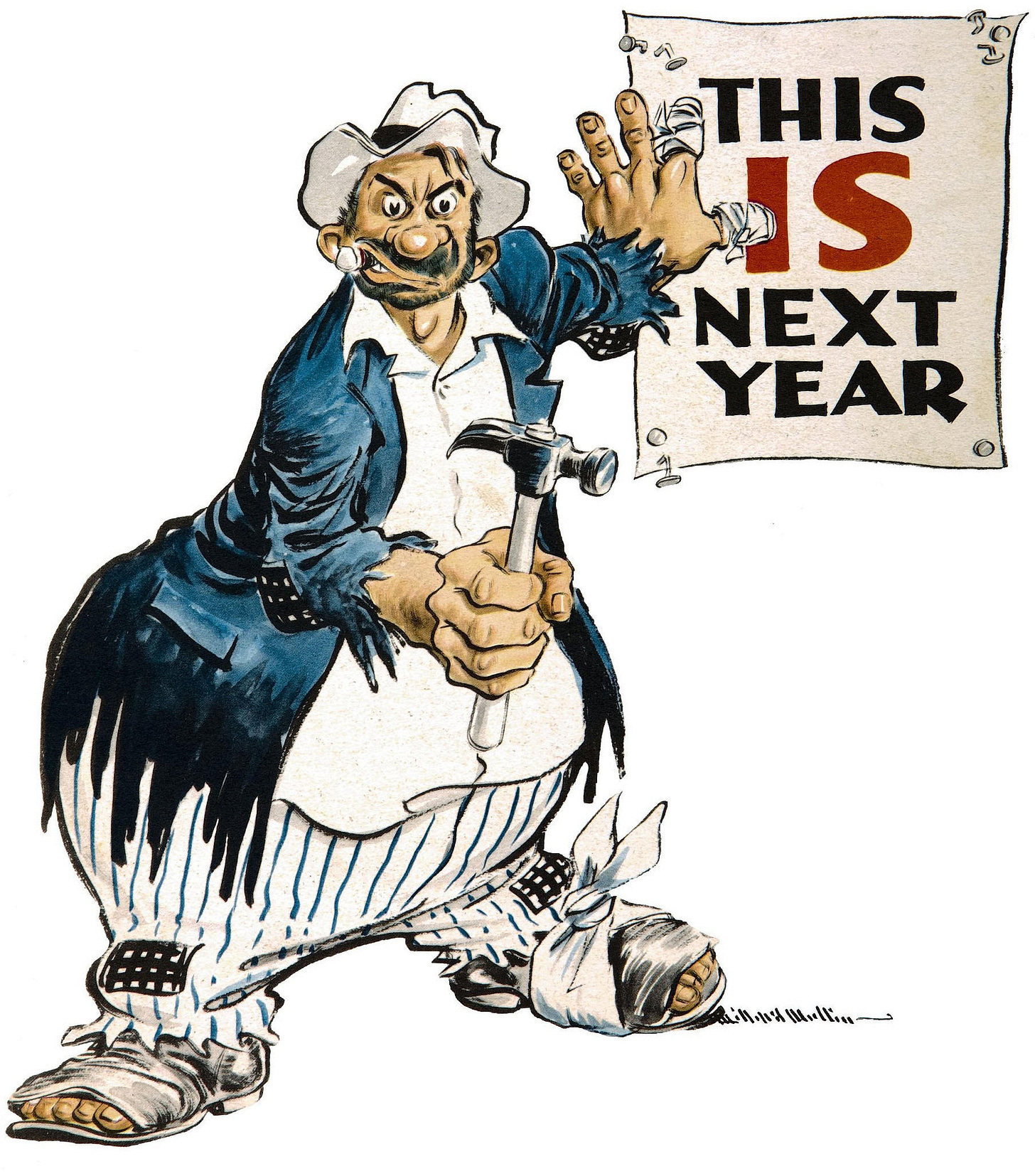 Willard Mullin 1955 Brooklyn Dodgers