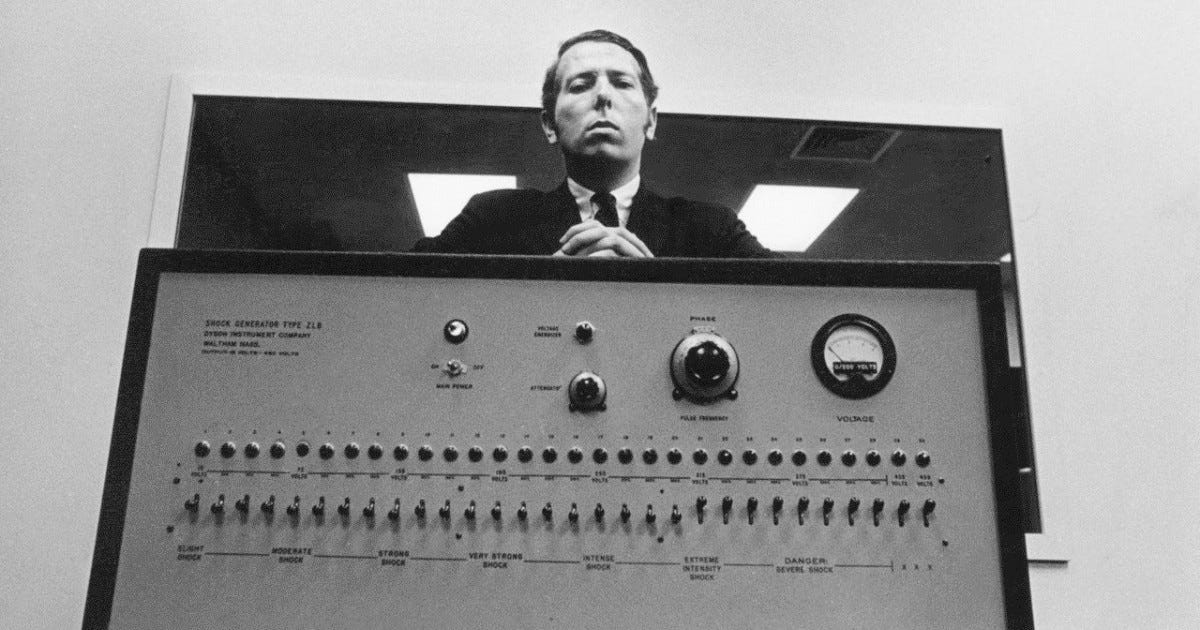 El Experimento de Milgram y la obediencia a la autoridad