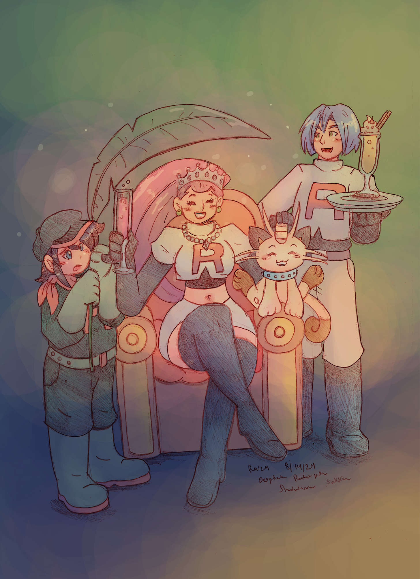 This incredible artistic tribute to Rachael Lillis, was drawn by Desja