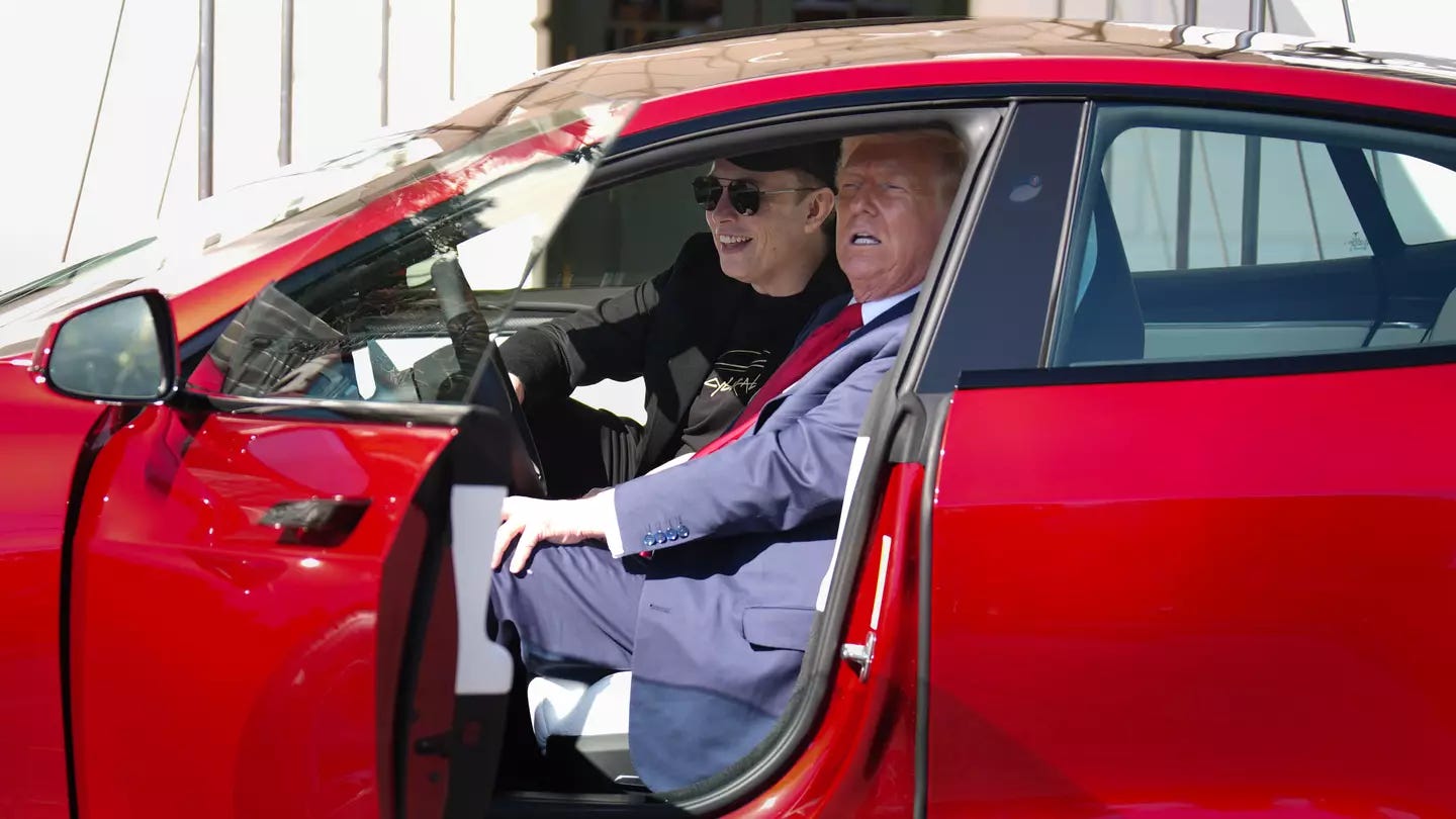 Reason why Donald Trump isn't allowed to drive despite making massive deal  about buying Elon Musk's Tesla - Politics - Tyla