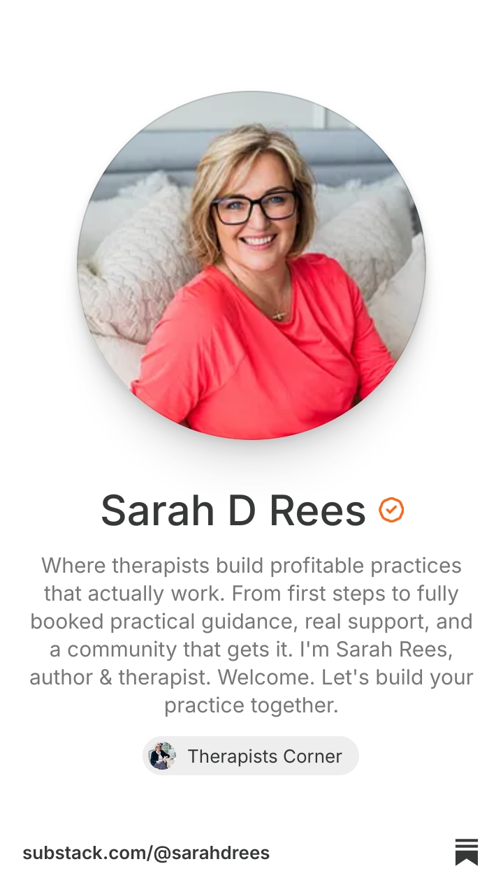 Sarah D Rees | Substack