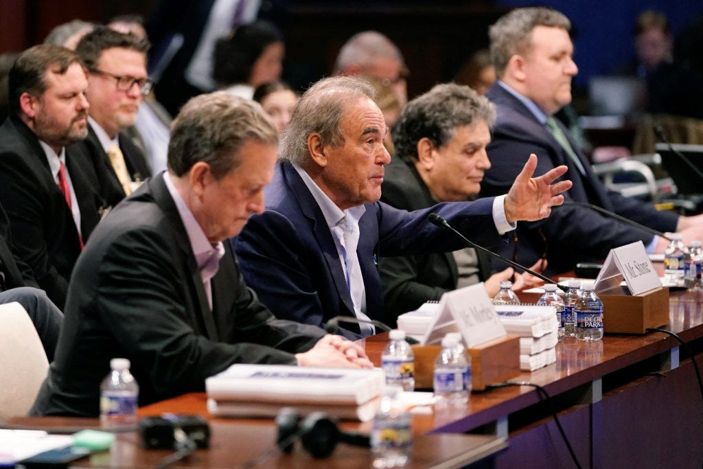 WATCH: Film director Oliver Stone calls for new congressional investigation  in hearing on release of JFK files | PBS News