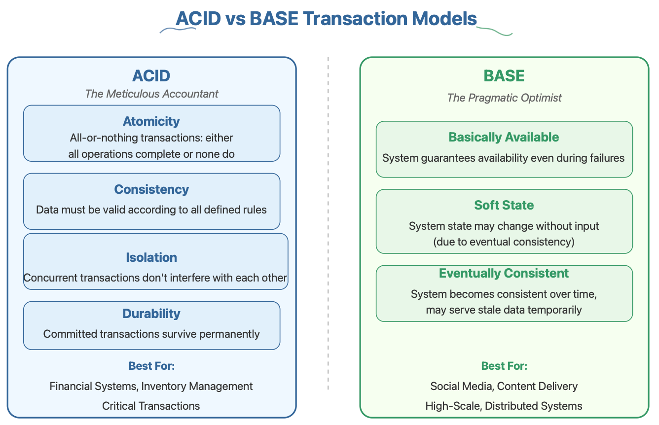 ACID vs. BASE: Transaction Models Simplified