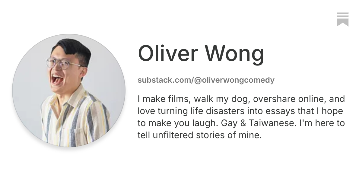 Oliver Wong | Substack