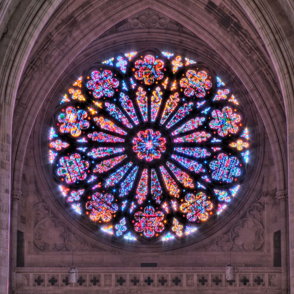 Creation Rose Window at the Washington National Cathedral | Washington national cathedral ...