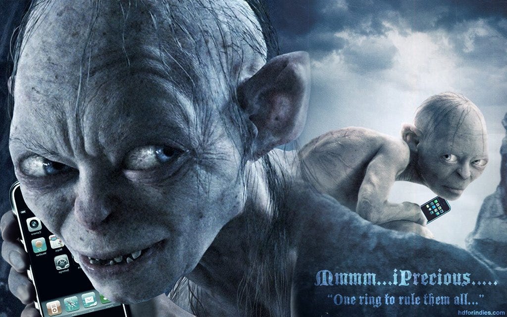 If Gollum had an iPhone | thisisnotascienceproject