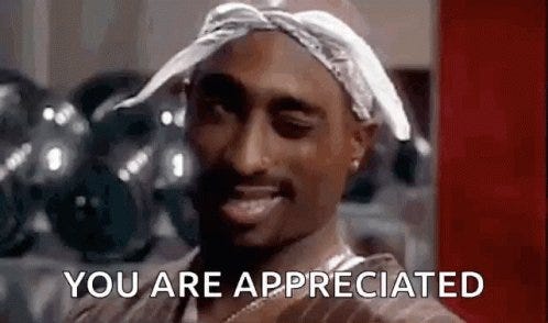 Tupac You Are Appreciated - Colaboratory