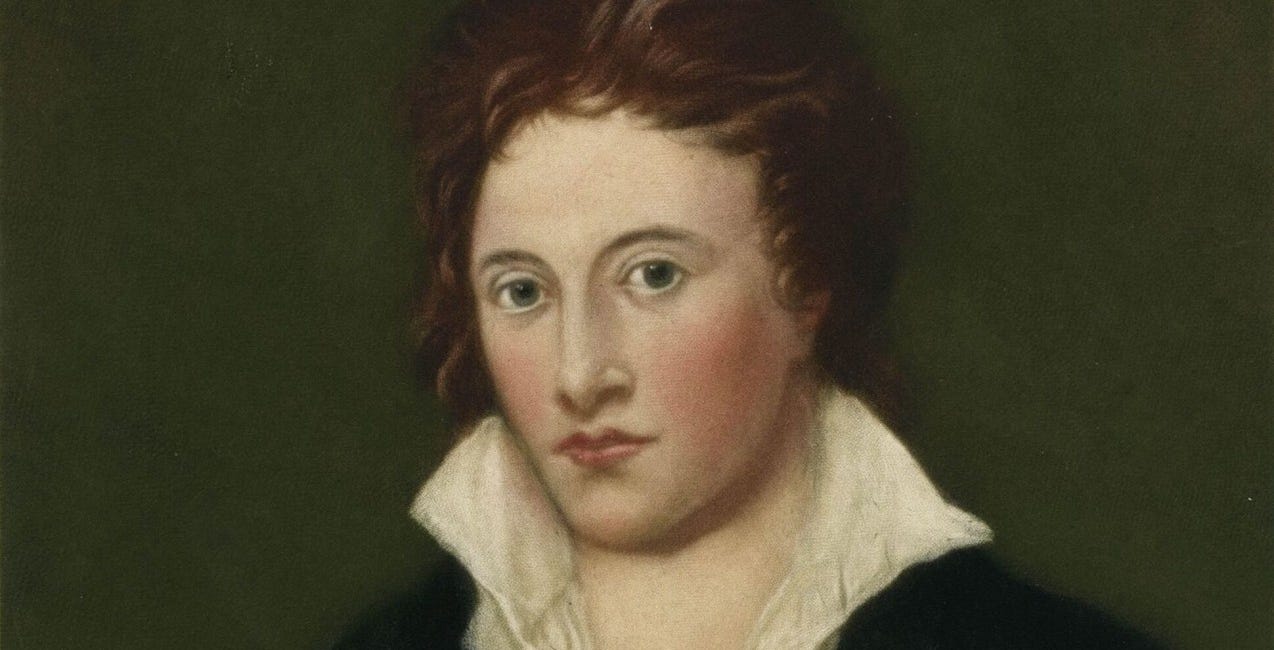 Celebrating the Promethean Spirit of Percy Bysshe Shelley (4 August 1792 – 8 July 1822)