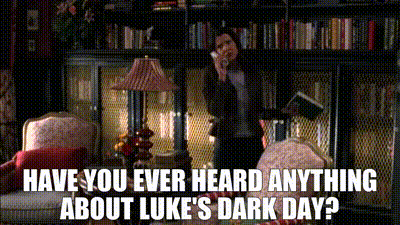 Happy Dark Day to Luke : r/GilmoreGirls Happy Dark Day to Luke : r/GilmoreGirls