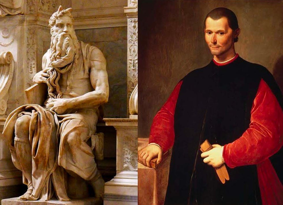 Dr. Rivka Amado—An Odd Couple: Moses and Machiavelli Dr. Rivka Amado—An Odd Couple: Moses and Machiavelli
