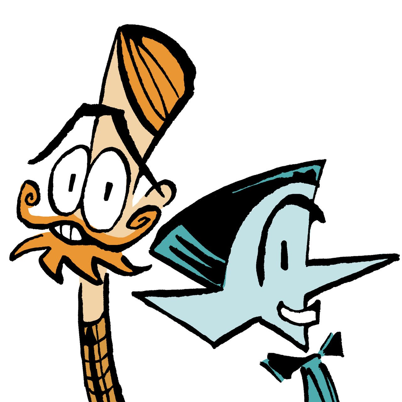 Buddy and Romeo Cartoon Substack