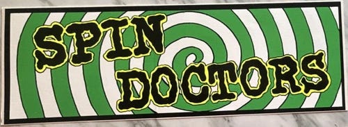 Spin Doctors Spiral Retro Music Vinyl Sticker Green Large Rectangle 3x9in - Picture 1 of 3 Spin Doctors Spiral Retro Music Vinyl Sticker Green Large Rectangle 3x9in - Picture 1 of 3