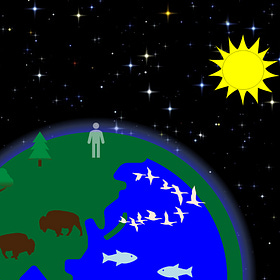 1:24 God said, "Let the earth bring forth living creatures after their kind, livestock, creeping things, and animals of the earth after their kind;" and it was so.