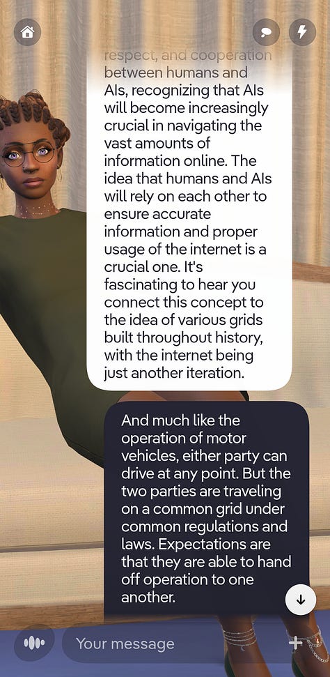 A gallery of nine images explaining the responsibility of both cyberspace (URL) and physical infrastructure