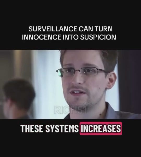 Surveillance can turn innocence into suspicion
