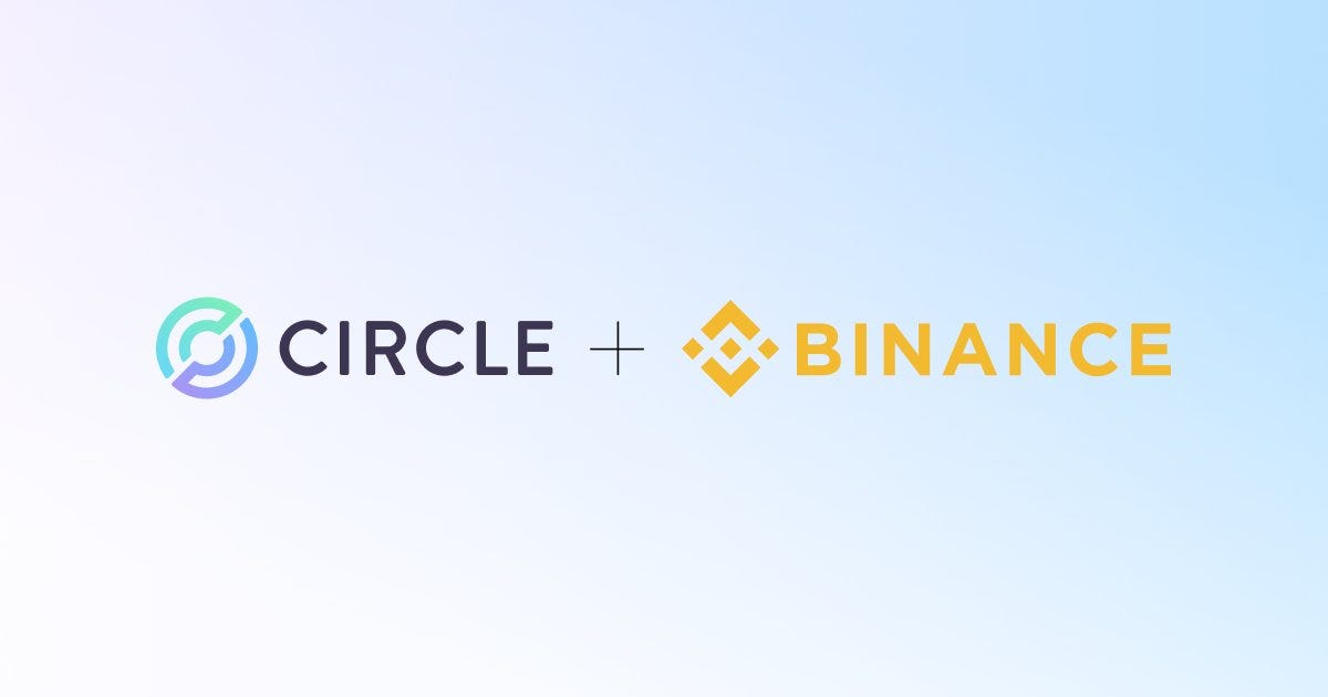 بينانس تراهن بـ 100 مليون دولار على Circle: وشراكة USDC تمتد لـ 5 سنوات: التفاصيل - بيتكوين العرب بينانس تراهن بـ 100 مليون دولار على Circle: وشراكة USDC تمتد لـ 5 سنوات: التفاصيل - بيتكوين العرب