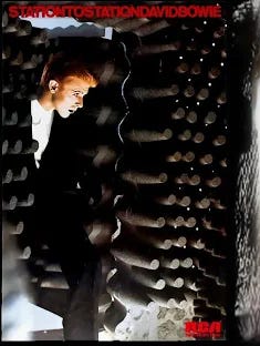 David Bowie 1976 Station to Station US Promo Poster Print