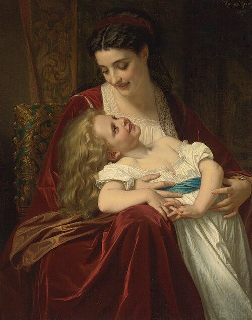 File:Hugues Merle - Maternal Affection.jpg