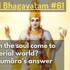 How does the soul come to the material world? Sanat-kumāra's answer (Srimad Bhagavatam #61)