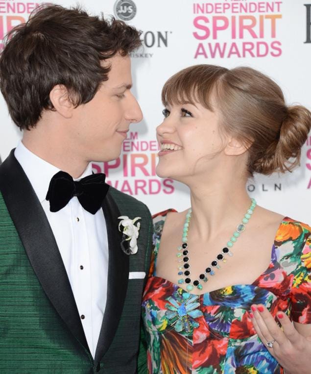 Andy Samberg & Joanna Newsom Got Married Yesterday Andy Samberg & Joanna Newsom Got Married Yesterday
