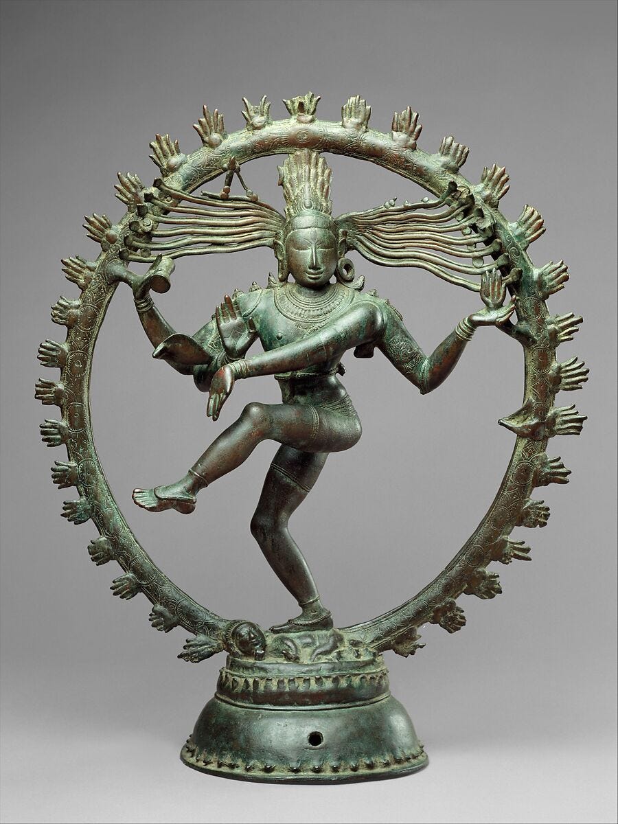 Shiva as Lord of Dance (Nataraja), Copper alloy, Indian (Tamil Nadu)